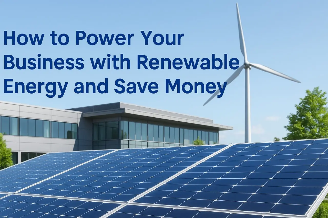 How to Power Your Business with Renewable Energy & Cut Costs